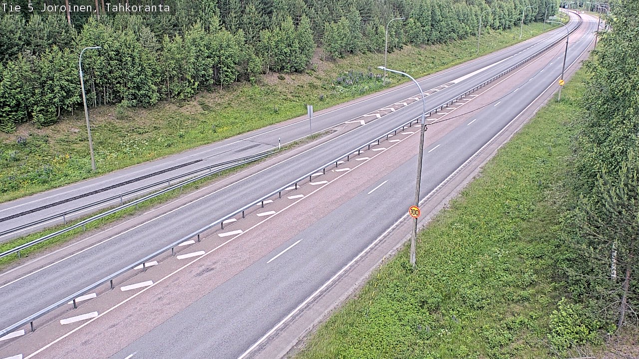 Weather Camera Image Road 5 Joroinen, Tahkoranta, Joroinen, Pohjois-Savo