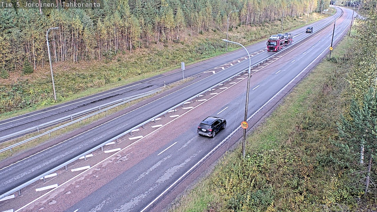 Kelikamerat Kuva Tie 5 Joroinen, Tahkoranta, Joroinen, Pohjois-Savo