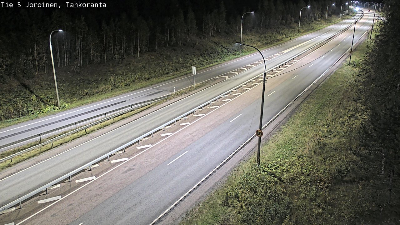 Weather Camera Image Väg 5 Jorois, Tahkoranta, Joroinen, Pohjois-Savo