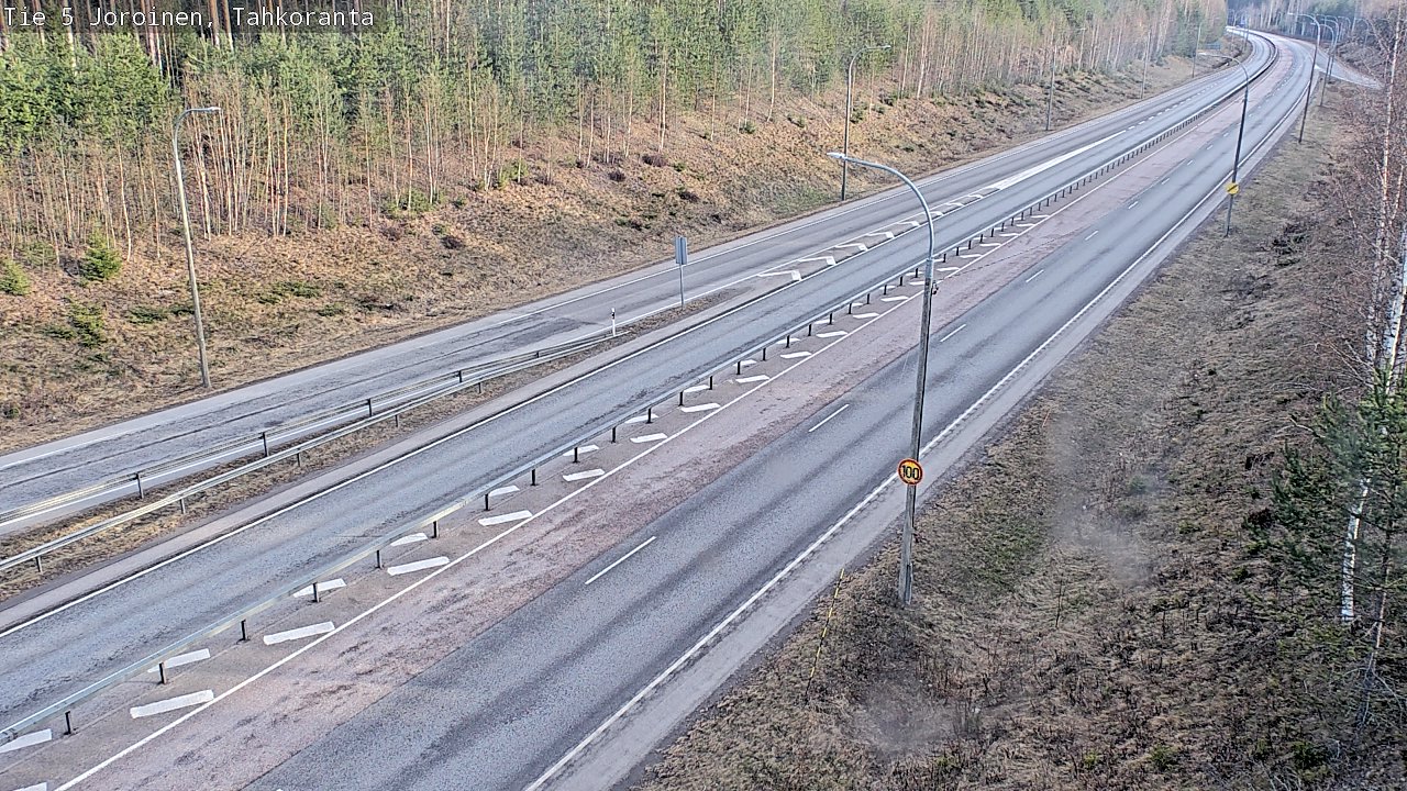 Weather Camera Image Road 5 Joroinen, Tahkoranta, Joroinen, Pohjois-Savo