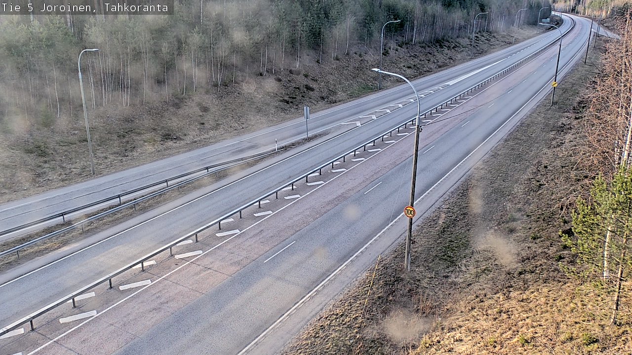 Weather Camera Image Road 5 Joroinen, Tahkoranta, Joroinen, Pohjois-Savo