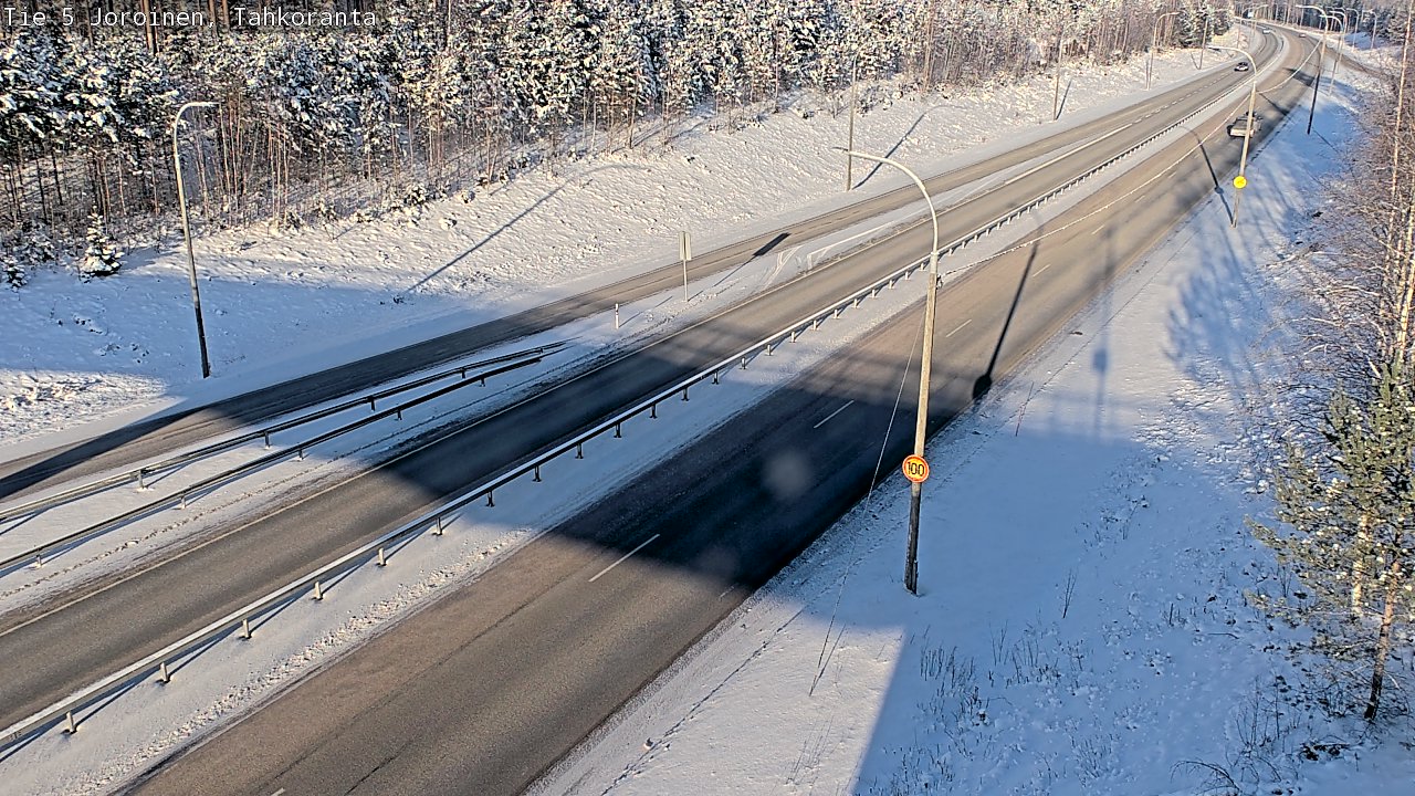 Weather Camera Image Road 5 Joroinen, Tahkoranta, Joroinen, Pohjois-Savo