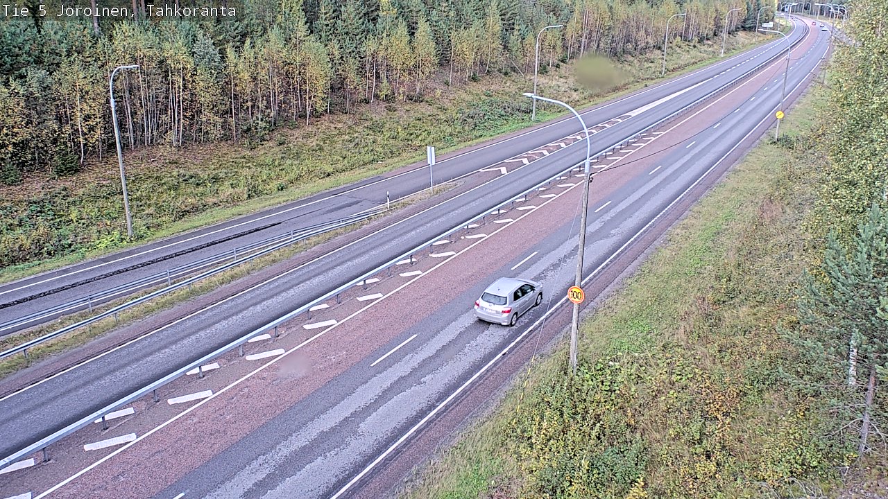 Weather Camera Image Väg 5 Jorois, Tahkoranta, Joroinen, Pohjois-Savo