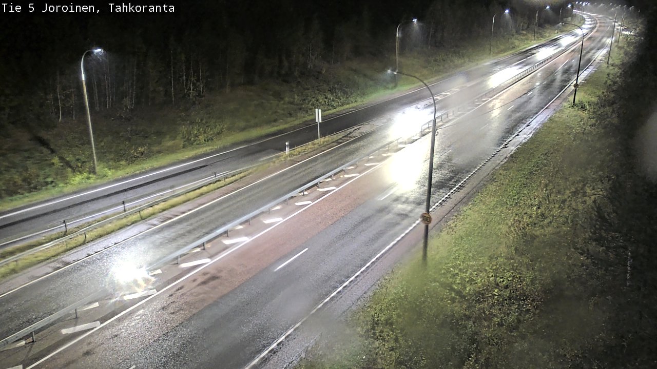 Weather Camera Image Väg 5 Jorois, Tahkoranta, Joroinen, Pohjois-Savo