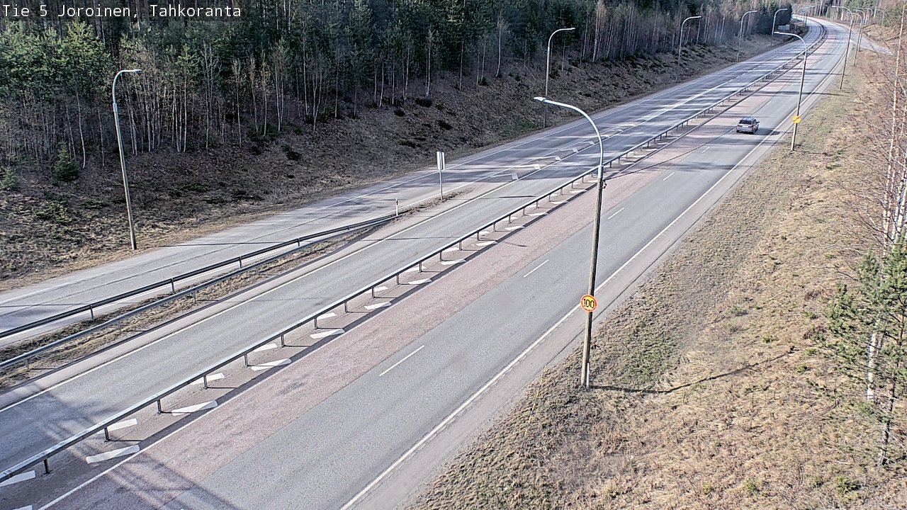 Weather Camera Image Road 5 Joroinen, Tahkoranta, Joroinen, Pohjois-Savo