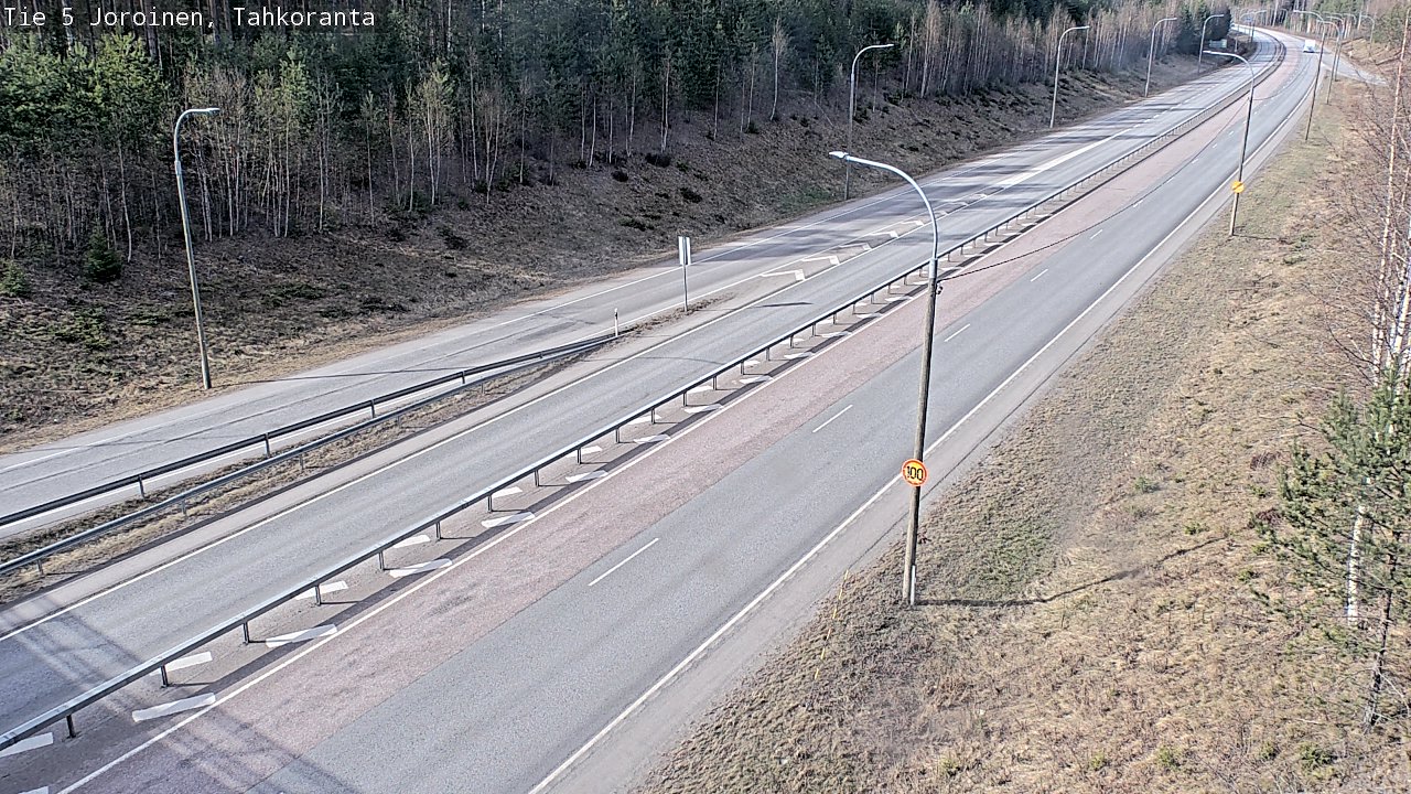 Weather Camera Image Road 5 Joroinen, Tahkoranta, Joroinen, Pohjois-Savo