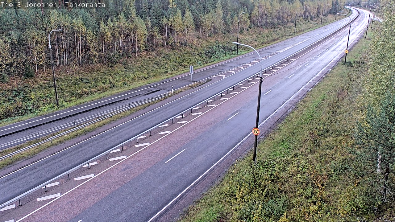 Weather Camera Image Väg 5 Jorois, Tahkoranta, Joroinen, Pohjois-Savo
