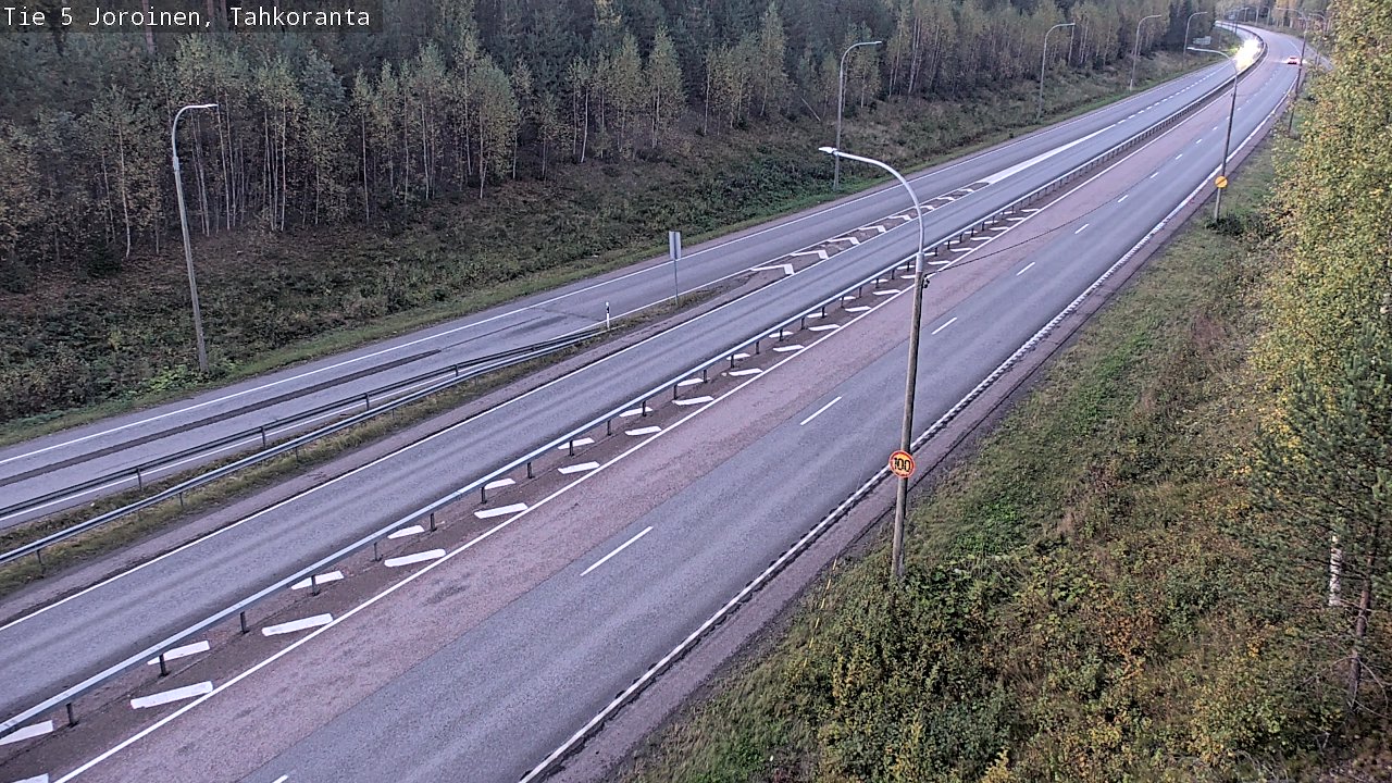 Weather Camera Image Väg 5 Jorois, Tahkoranta, Joroinen, Pohjois-Savo