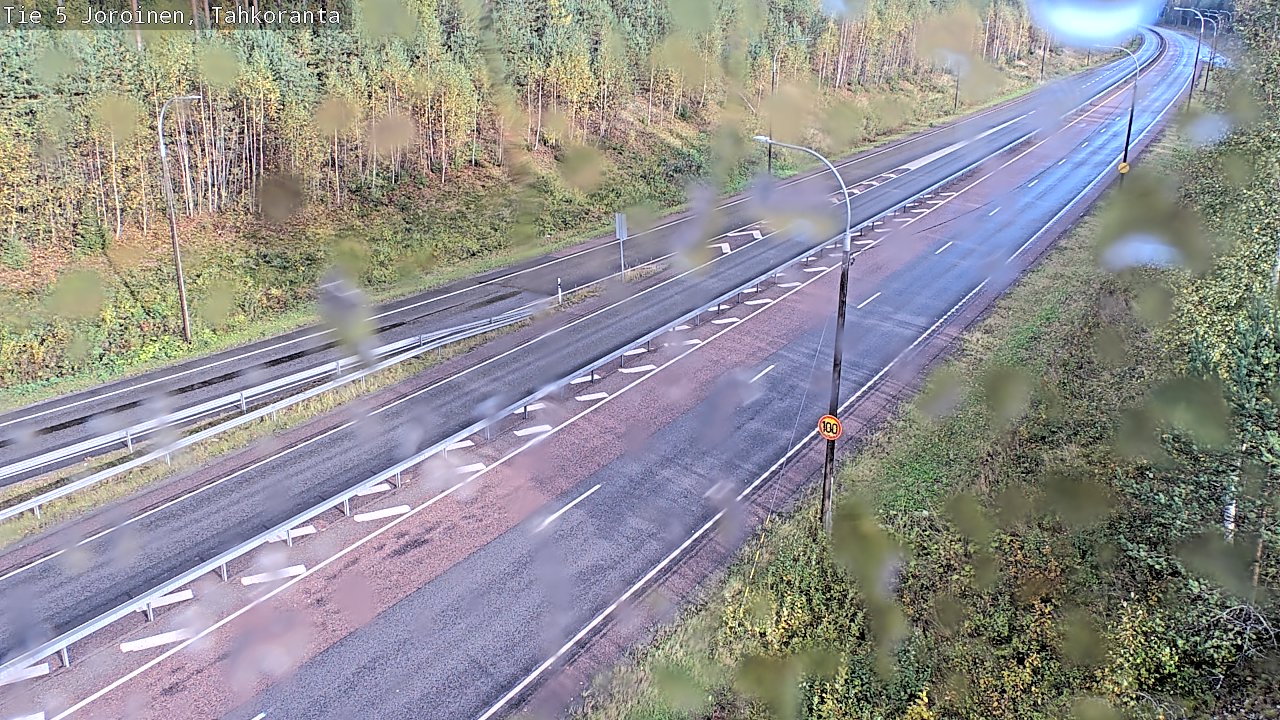 Weather Camera Image Väg 5 Jorois, Tahkoranta, Joroinen, Pohjois-Savo