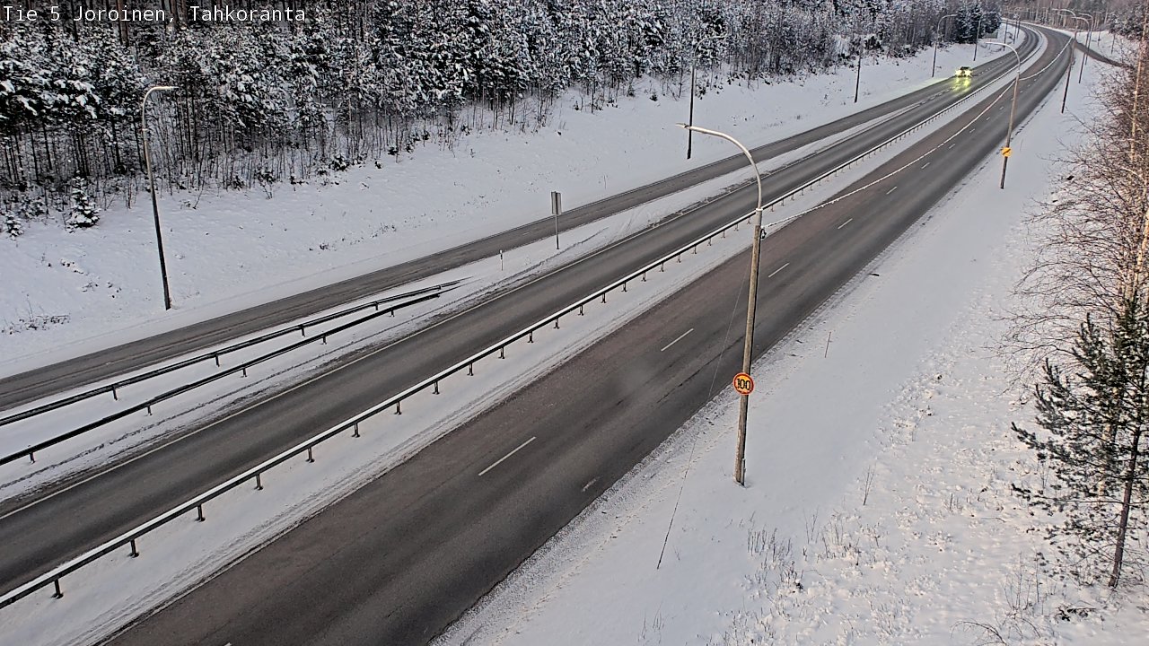 Weather Camera Image Road 5 Joroinen, Tahkoranta, Joroinen, Pohjois-Savo