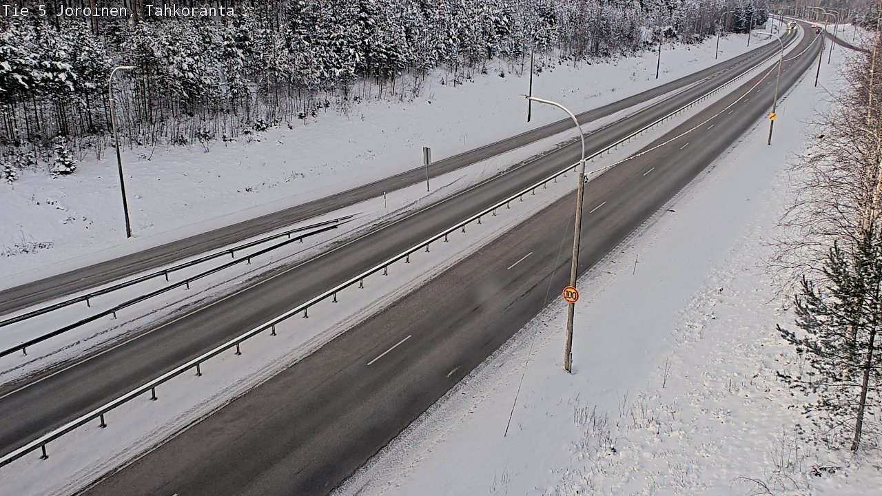 Weather Camera Image Road 5 Joroinen, Tahkoranta, Joroinen, Pohjois-Savo