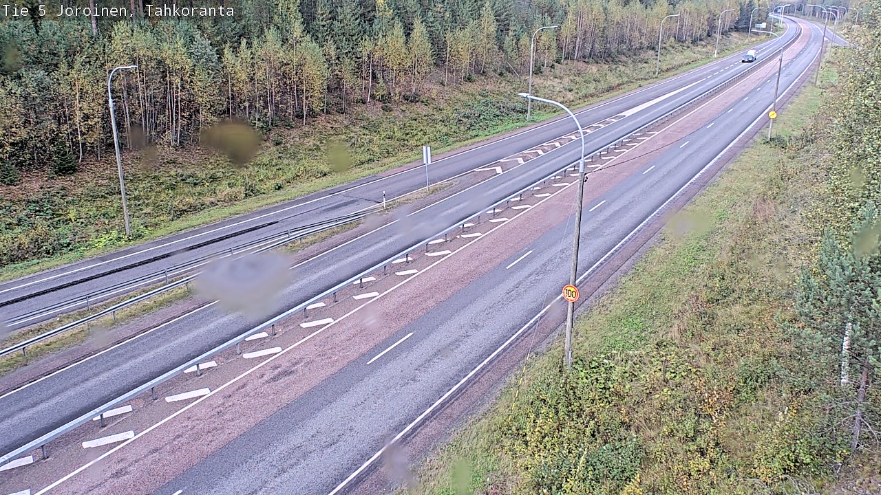 Weather Camera Image Väg 5 Jorois, Tahkoranta, Joroinen, Pohjois-Savo