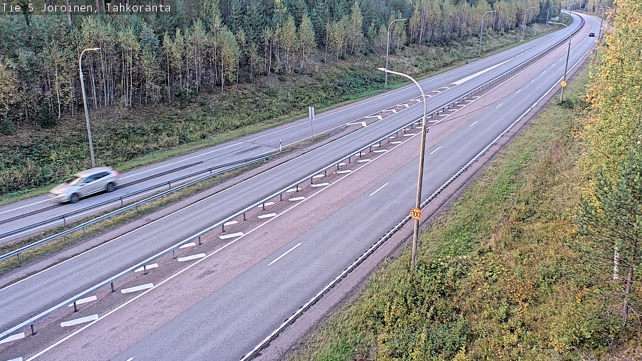 Weather Camera Image Väg 5 Jorois, Tahkoranta, Joroinen, Pohjois-Savo