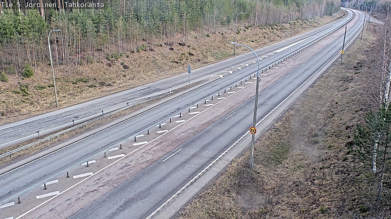 Weather Camera Image Road 5 Joroinen, Tahkoranta, Joroinen, Pohjois-Savo