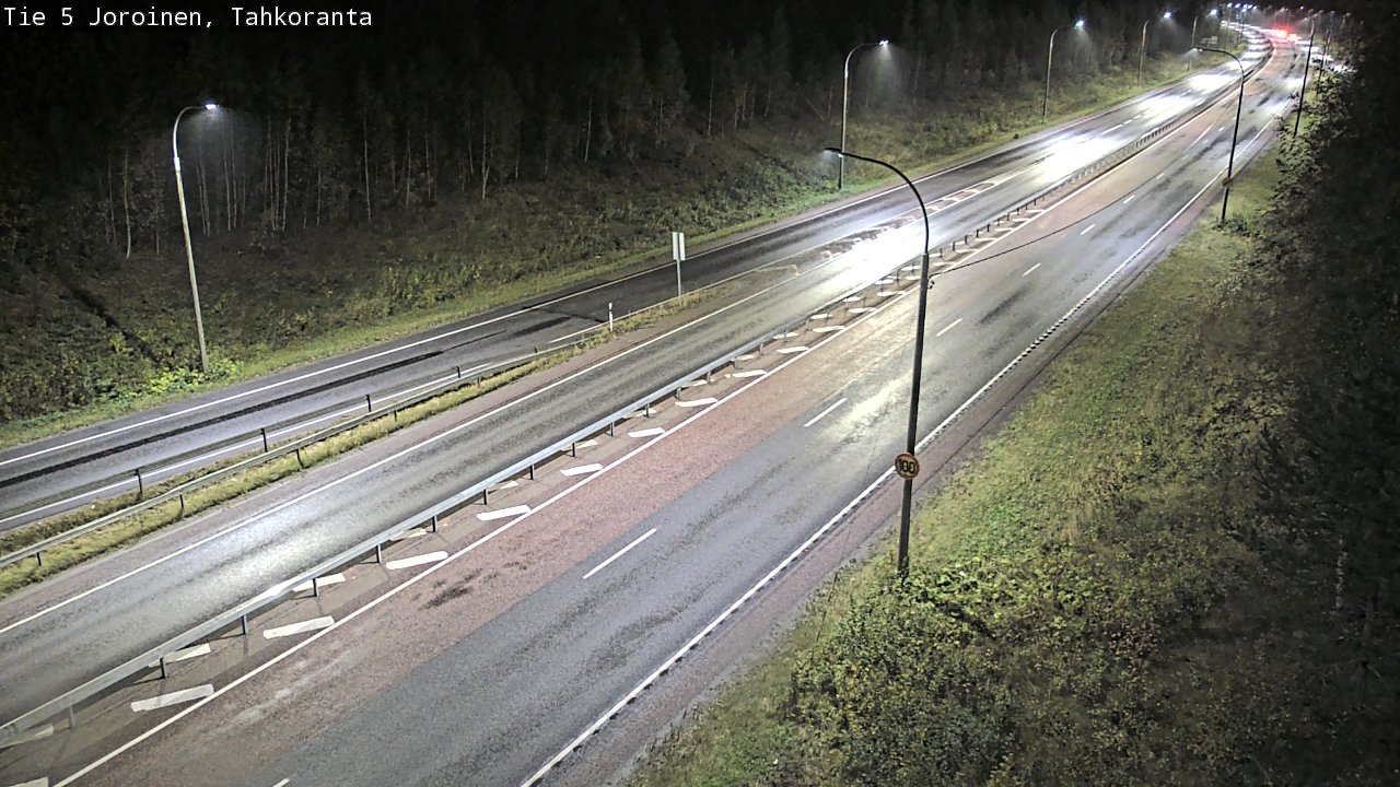 Weather Camera Image Väg 5 Jorois, Tahkoranta, Joroinen, Pohjois-Savo