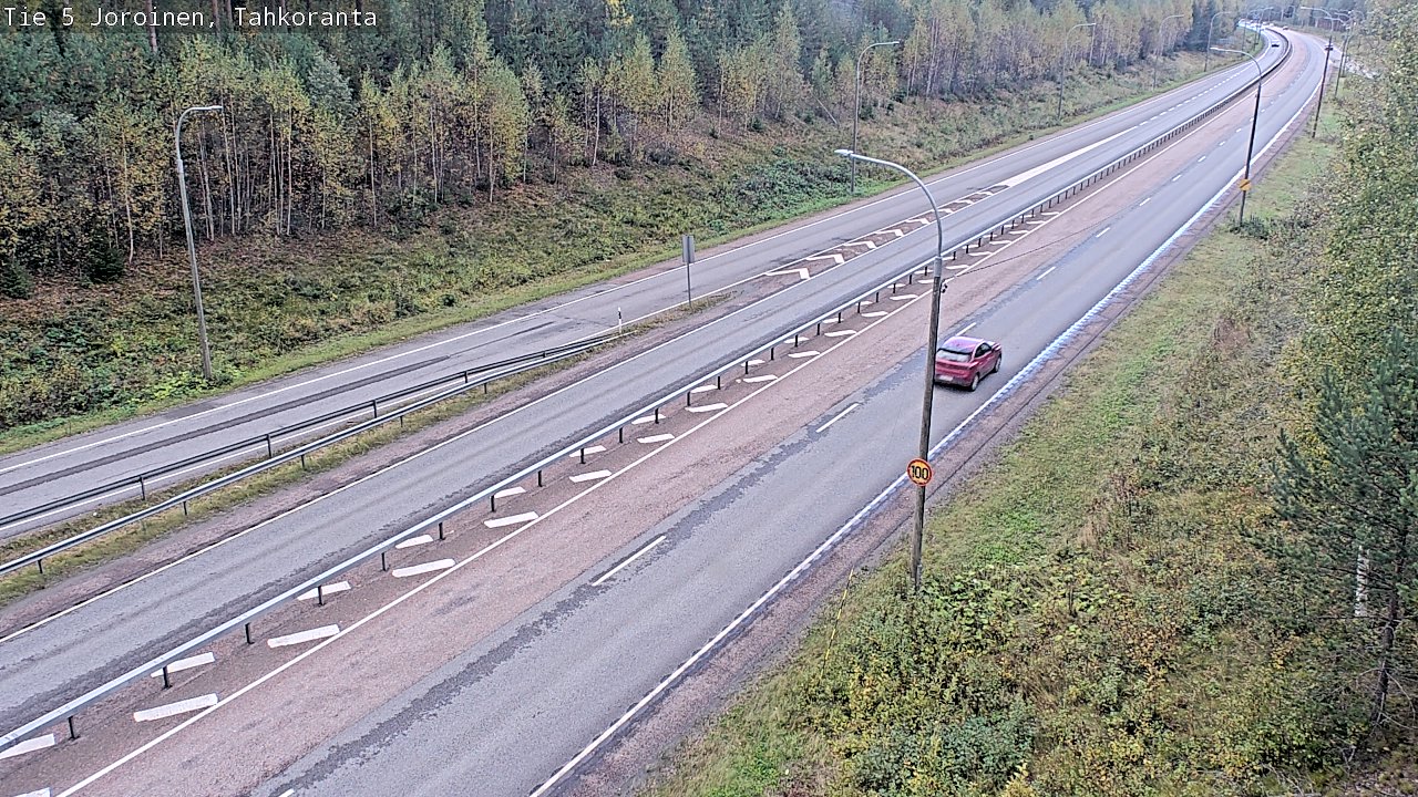 Weather Camera Image Väg 5 Jorois, Tahkoranta, Joroinen, Pohjois-Savo