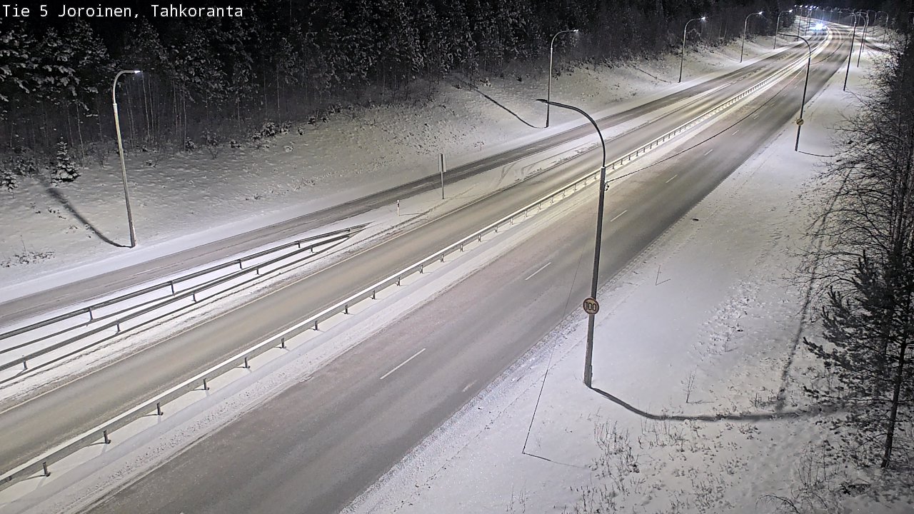 Weather Camera Image Road 5 Joroinen, Tahkoranta, Joroinen, Pohjois-Savo