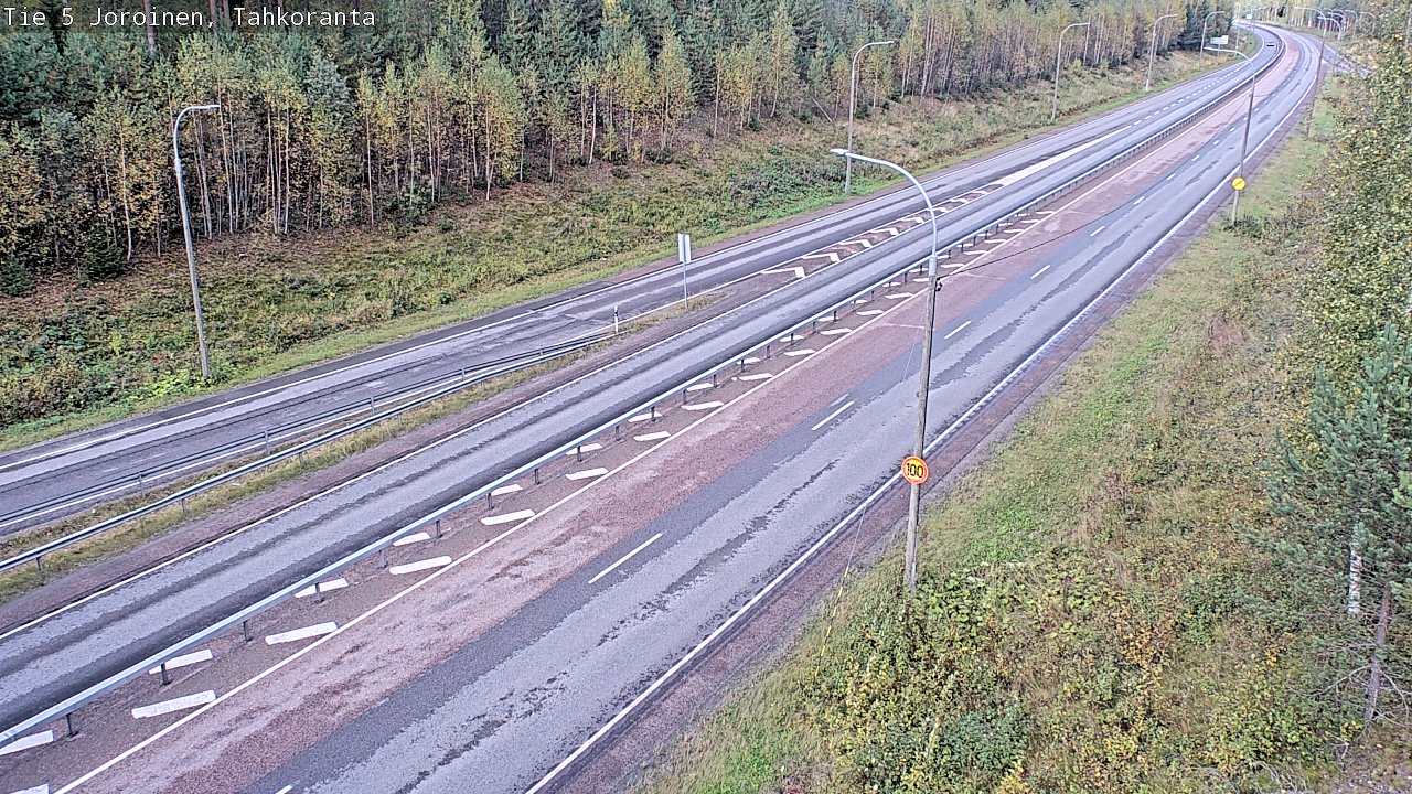 Weather Camera Image Väg 5 Jorois, Tahkoranta, Joroinen, Pohjois-Savo