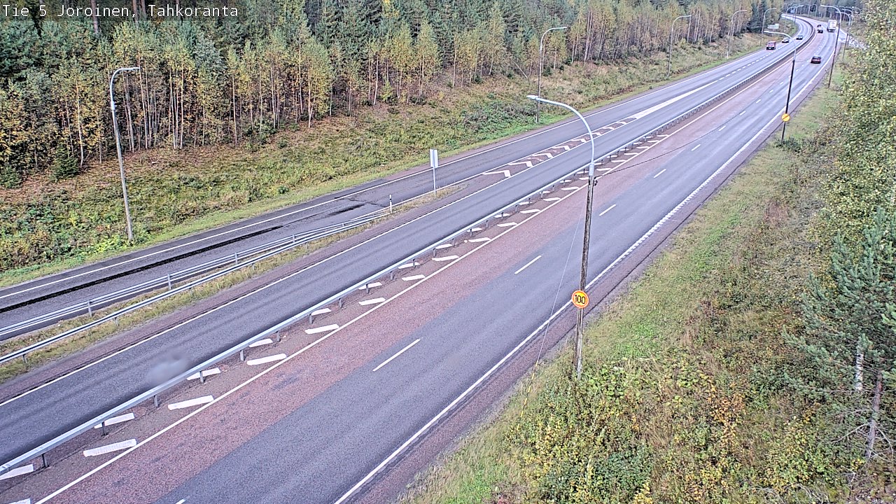 Weather Camera Image Väg 5 Jorois, Tahkoranta, Joroinen, Pohjois-Savo