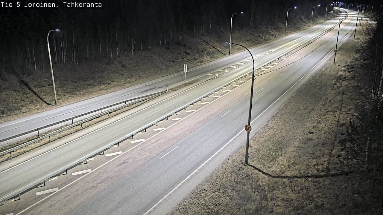 Weather Camera Image Road 5 Joroinen, Tahkoranta, Joroinen, Pohjois-Savo