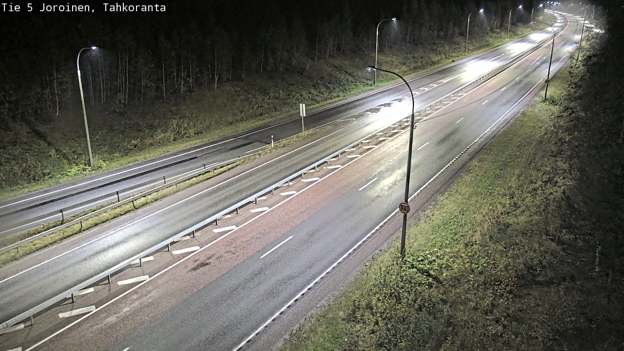 Weather Camera Image Väg 5 Jorois, Tahkoranta, Joroinen, Pohjois-Savo
