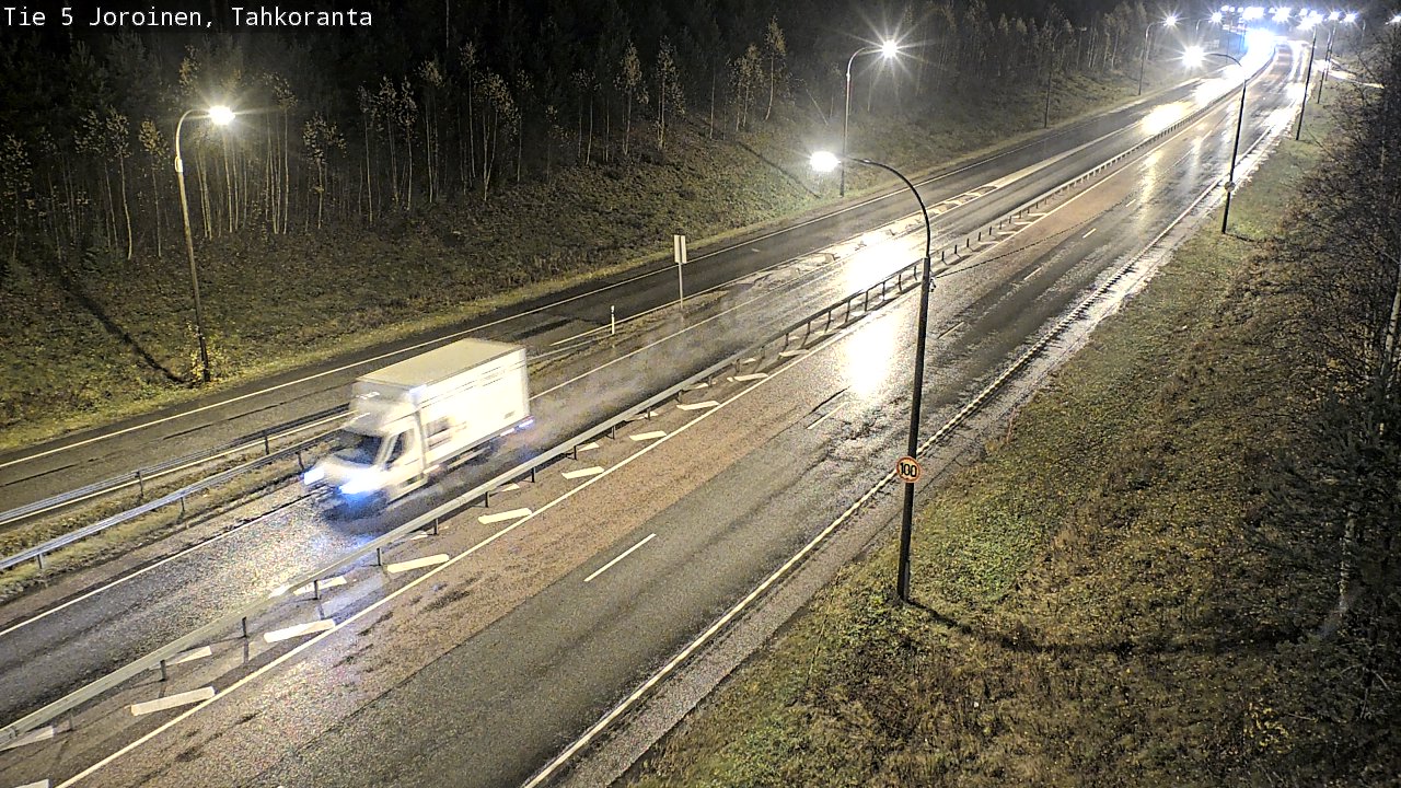 Weather Camera Image Väg 5 Jorois, Tahkoranta, Joroinen, Pohjois-Savo