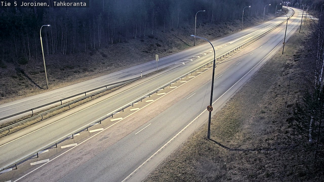 Weather Camera Image Road 5 Joroinen, Tahkoranta, Joroinen, Pohjois-Savo