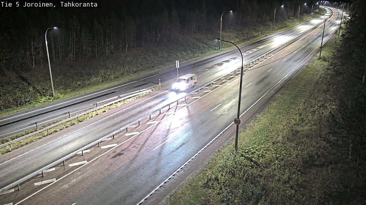 Weather Camera Image Väg 5 Jorois, Tahkoranta, Joroinen, Pohjois-Savo