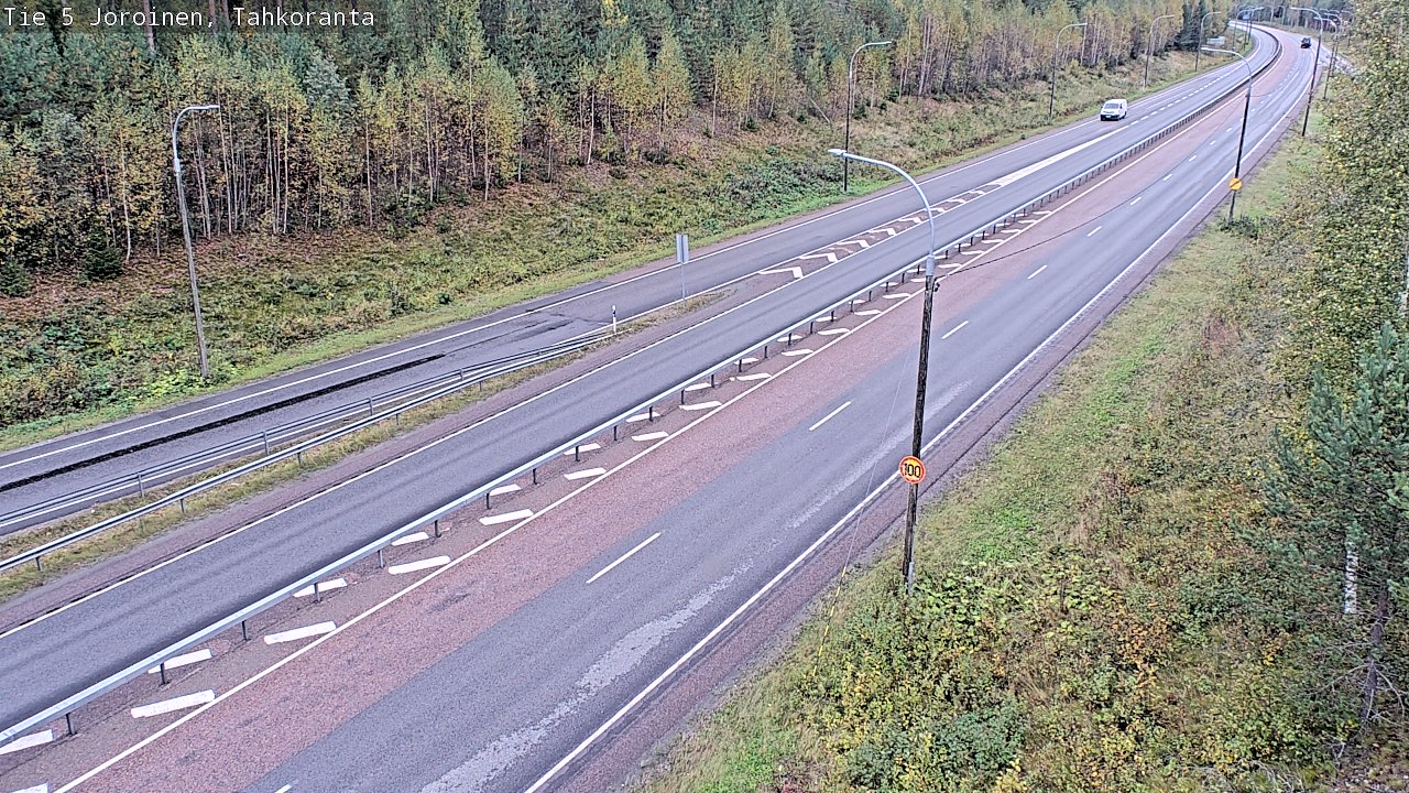 Weather Camera Image Väg 5 Jorois, Tahkoranta, Joroinen, Pohjois-Savo