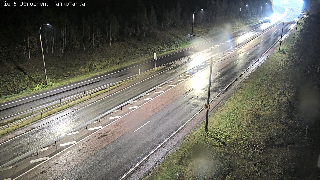 Weather Camera Image Väg 5 Jorois, Tahkoranta, Joroinen, Pohjois-Savo