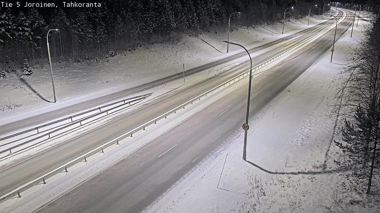 Weather Camera Image Road 5 Joroinen, Tahkoranta, Joroinen, Pohjois-Savo
