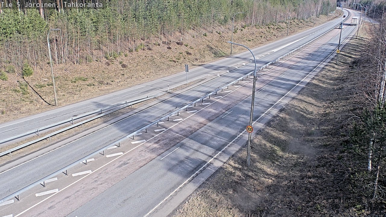 Weather Camera Image Road 5 Joroinen, Tahkoranta, Joroinen, Pohjois-Savo