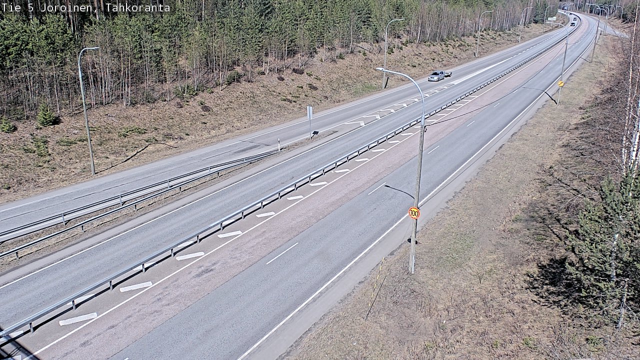 Weather Camera Image Road 5 Joroinen, Tahkoranta, Joroinen, Pohjois-Savo