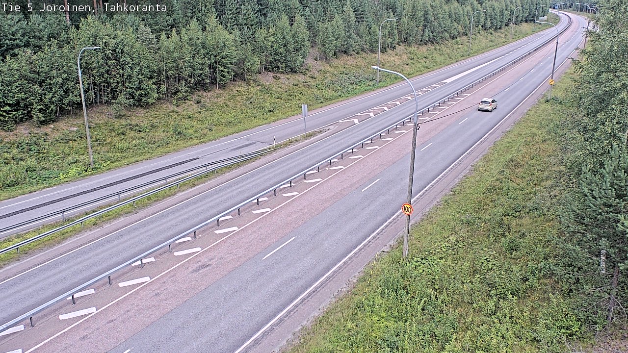 Weather Camera Image Road 5 Joroinen, Tahkoranta, Joroinen, Pohjois-Savo