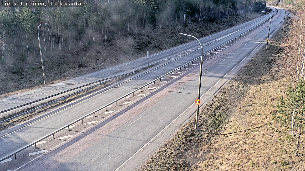 Weather Camera Image Road 5 Joroinen, Tahkoranta, Joroinen, Pohjois-Savo