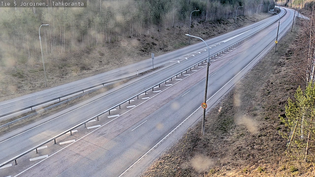 Weather Camera Image Road 5 Joroinen, Tahkoranta, Joroinen, Pohjois-Savo