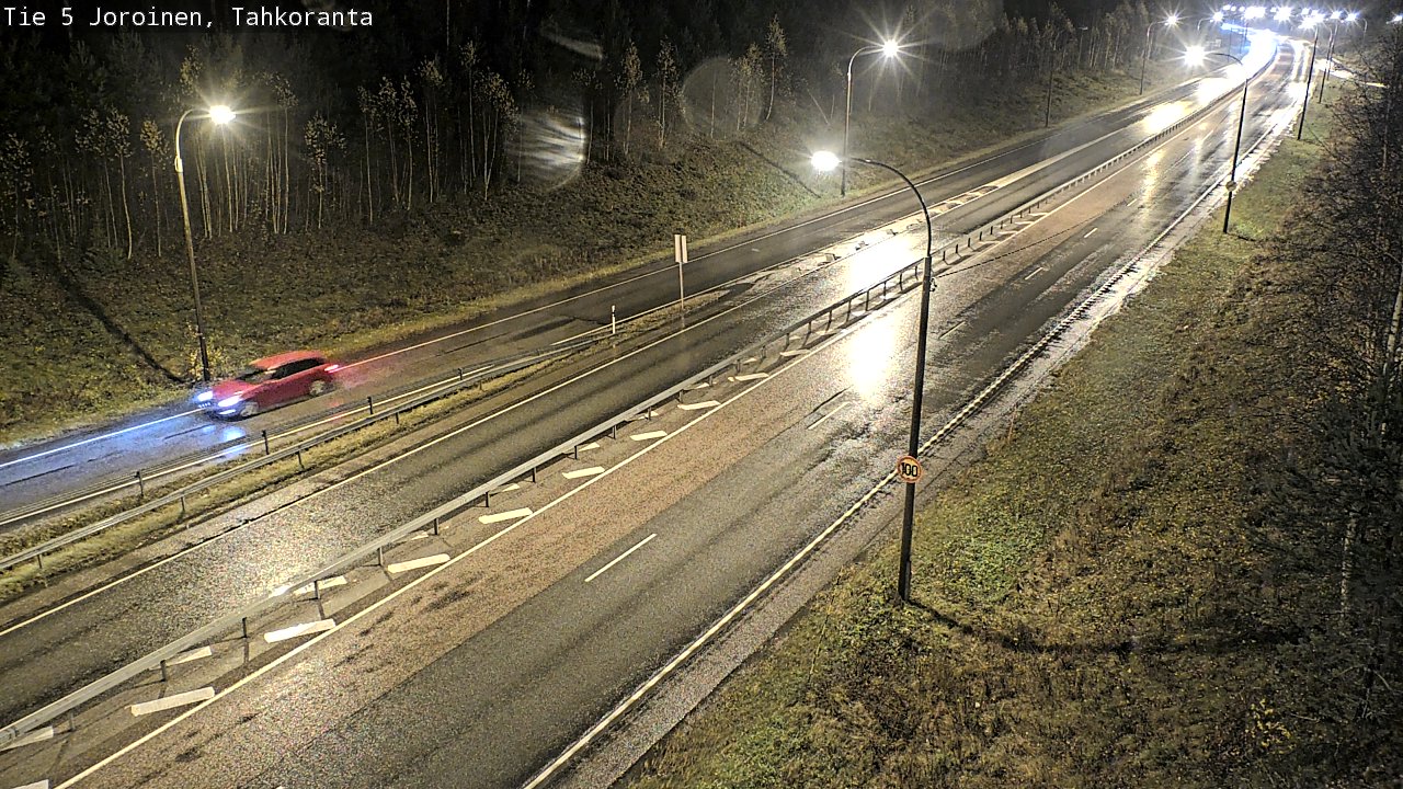 Weather Camera Image Väg 5 Jorois, Tahkoranta, Joroinen, Pohjois-Savo