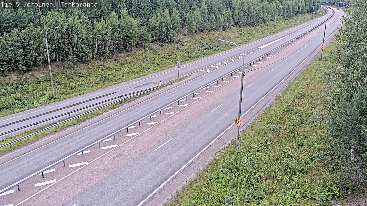 Weather Camera Image Väg 5 Jorois, Tahkoranta, Joroinen, Pohjois-Savo