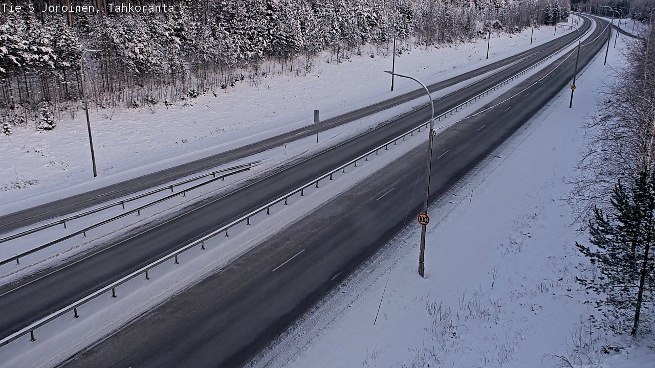 Weather Camera Image Road 5 Joroinen, Tahkoranta, Joroinen, Pohjois-Savo