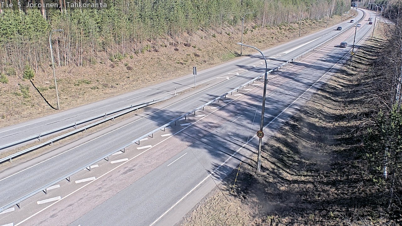 Kelikamerat Kuva Tie 5 Joroinen, Tahkoranta, Joroinen, Pohjois-Savo