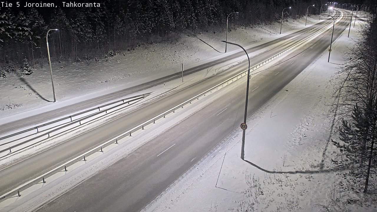Weather Camera Image Road 5 Joroinen, Tahkoranta, Joroinen, Pohjois-Savo