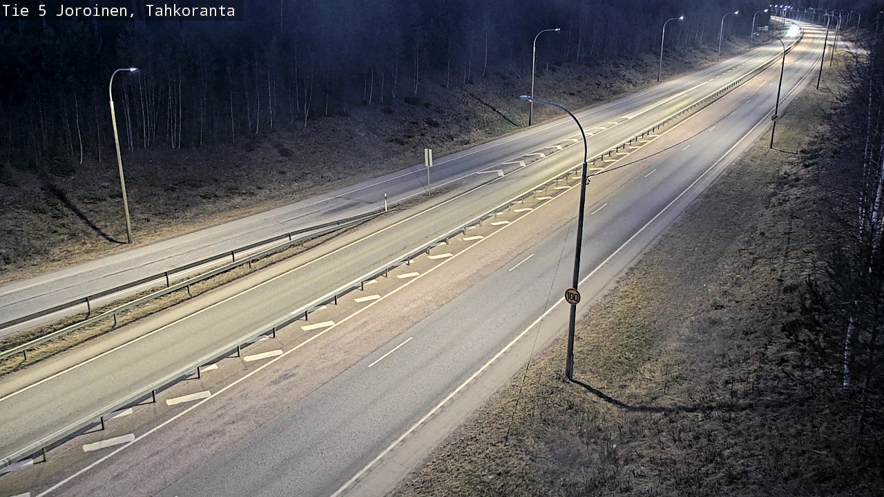Weather Camera Image Road 5 Joroinen, Tahkoranta, Joroinen, Pohjois-Savo