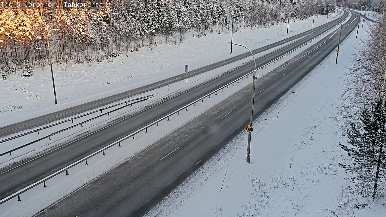 Weather Camera Image Road 5 Joroinen, Tahkoranta, Joroinen, Pohjois-Savo