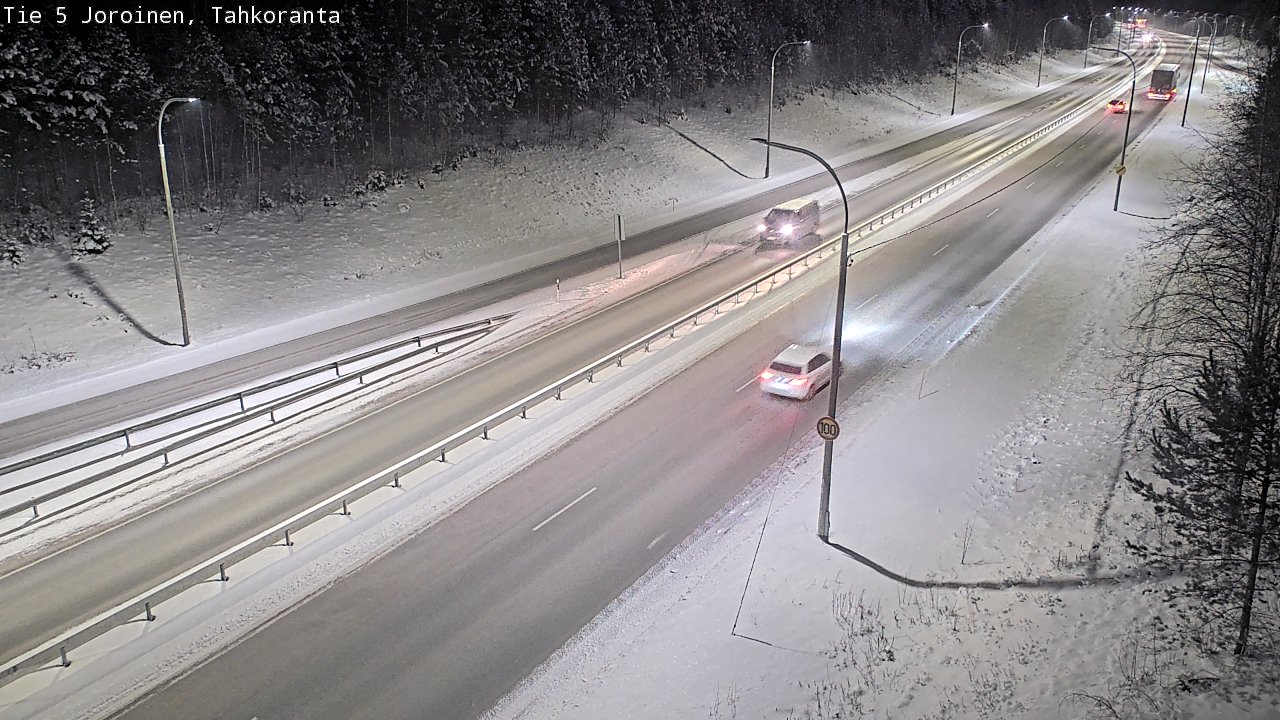 Weather Camera Image Road 5 Joroinen, Tahkoranta, Joroinen, Pohjois-Savo