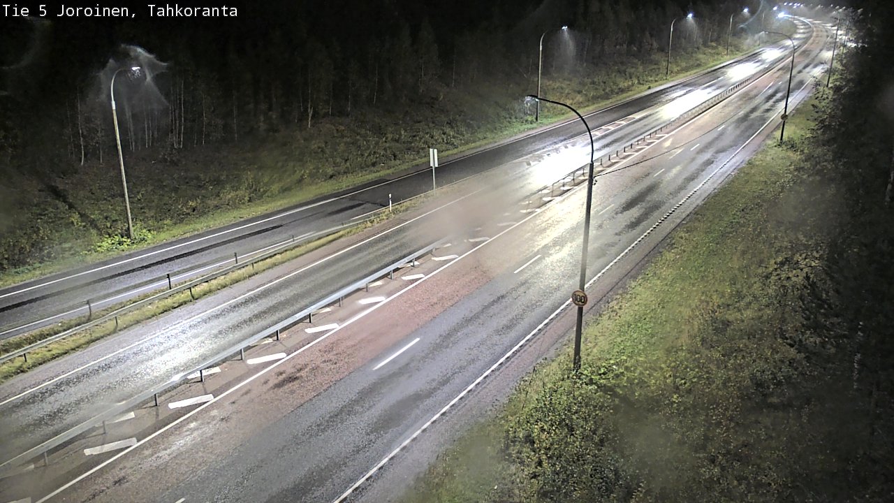 Weather Camera Image Väg 5 Jorois, Tahkoranta, Joroinen, Pohjois-Savo