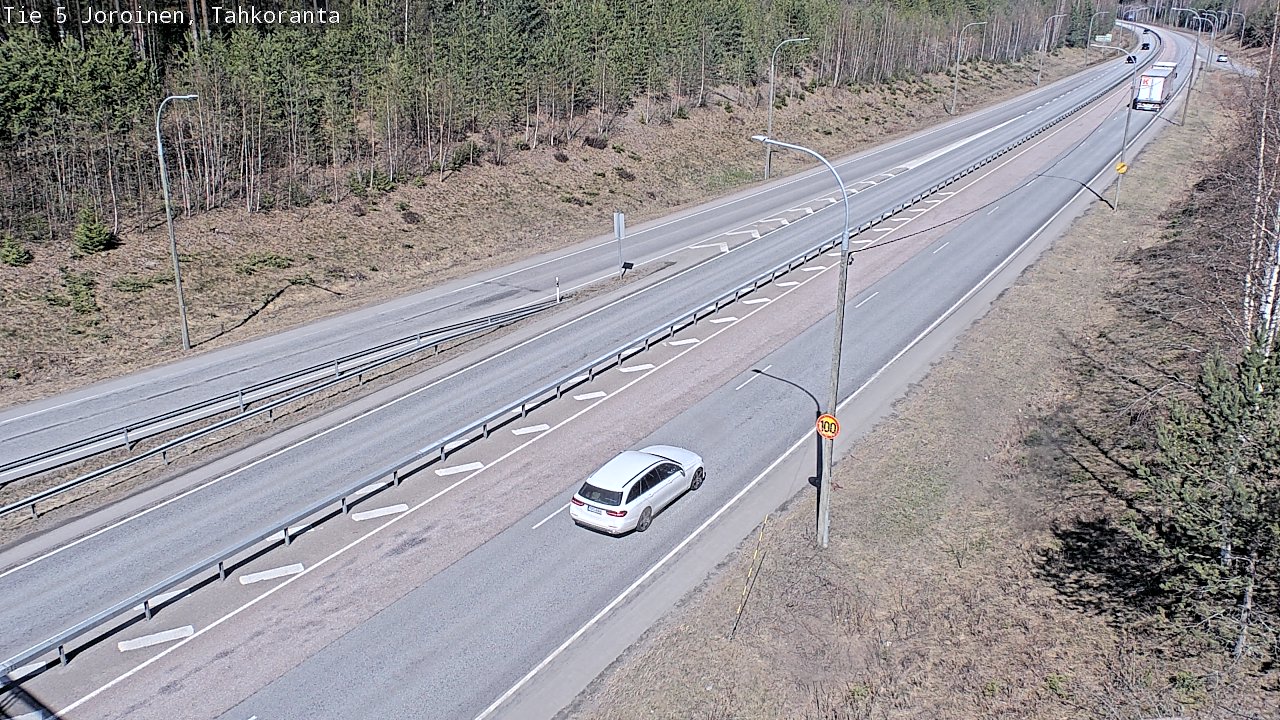 Weather Camera Image Road 5 Joroinen, Tahkoranta, Joroinen, Pohjois-Savo