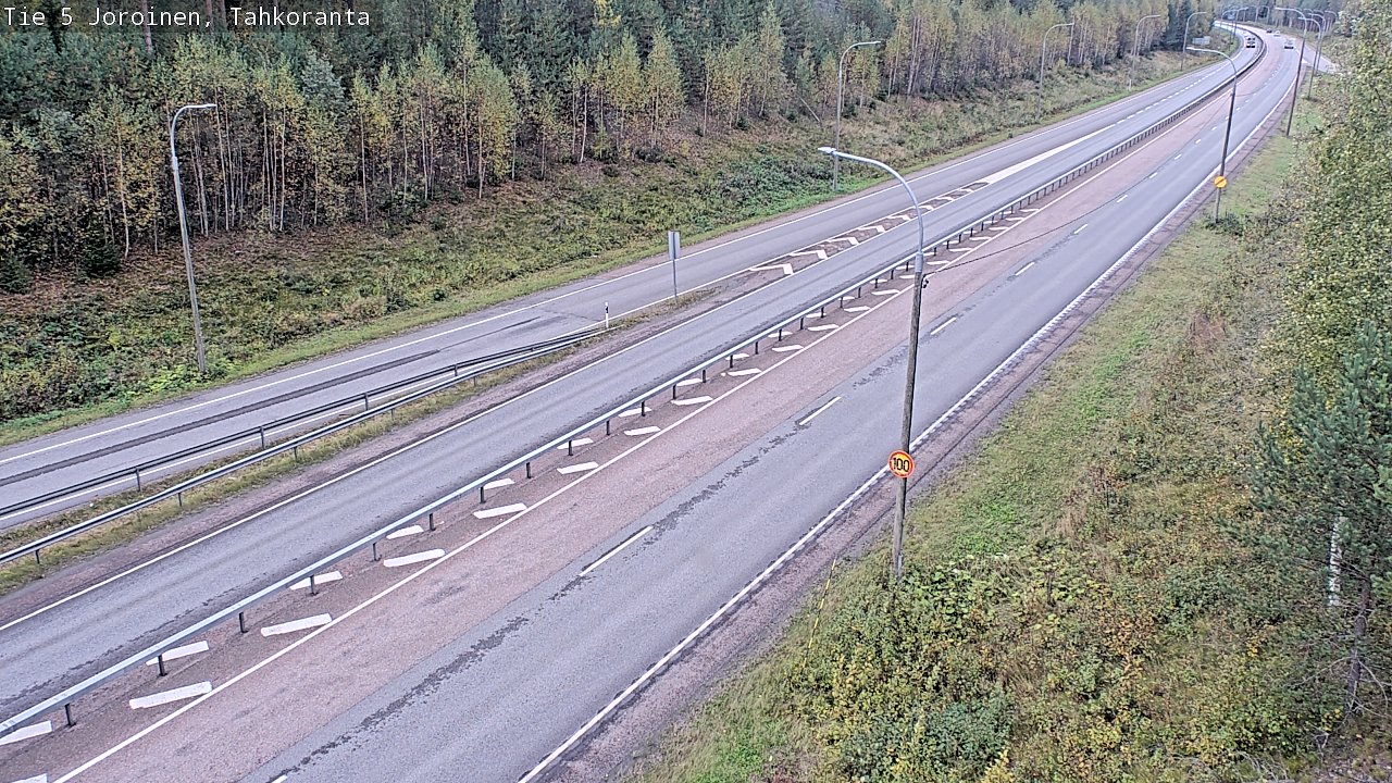 Weather Camera Image Väg 5 Jorois, Tahkoranta, Joroinen, Pohjois-Savo