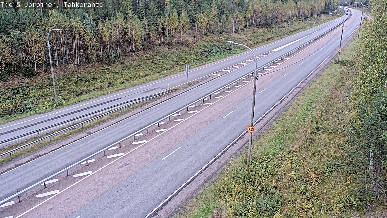 Weather Camera Image Väg 5 Jorois, Tahkoranta, Joroinen, Pohjois-Savo