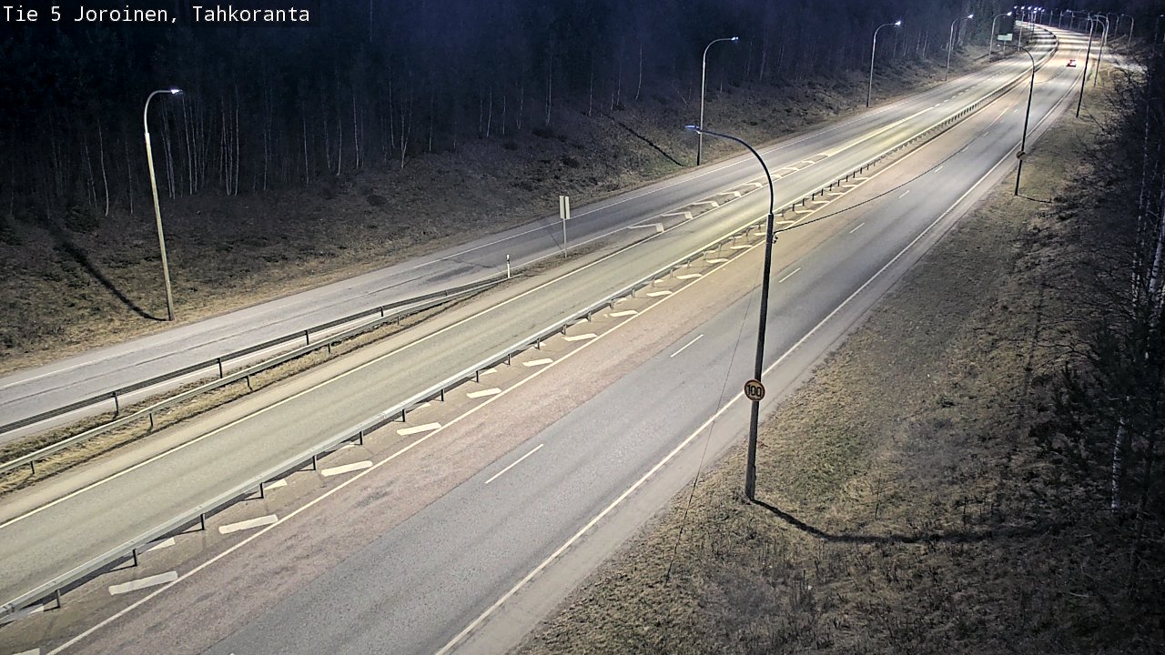 Weather Camera Image Road 5 Joroinen, Tahkoranta, Joroinen, Pohjois-Savo