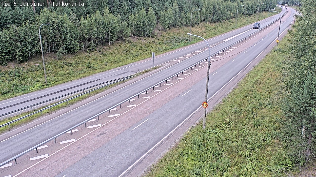 Weather Camera Image Väg 5 Jorois, Tahkoranta, Joroinen, Pohjois-Savo